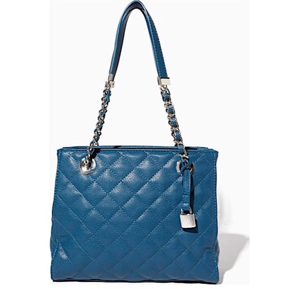 Charming Charlie Handbags - Charming Charlie Tomina Quilted Satchel Crossbody